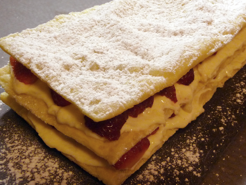Cooking With The Glenns  –  Strawberry Mille-Feuille