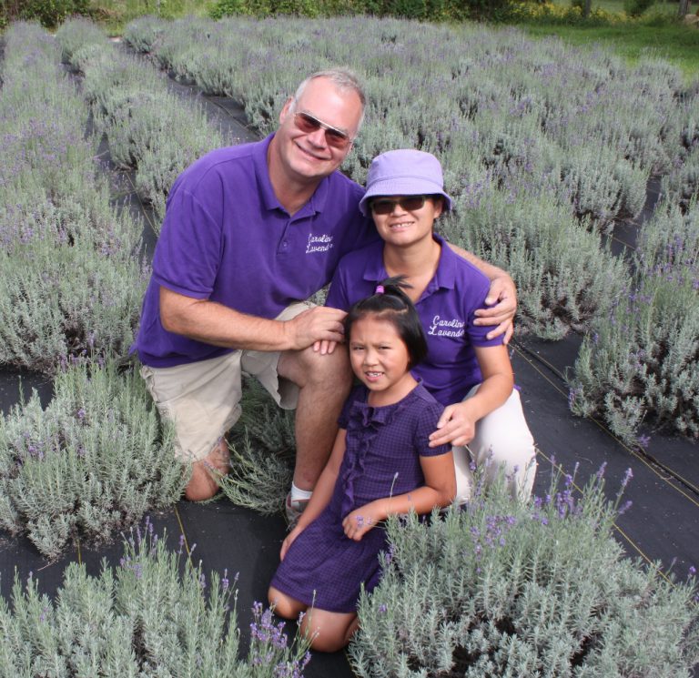 John Rowley Grows Carolina Lavender