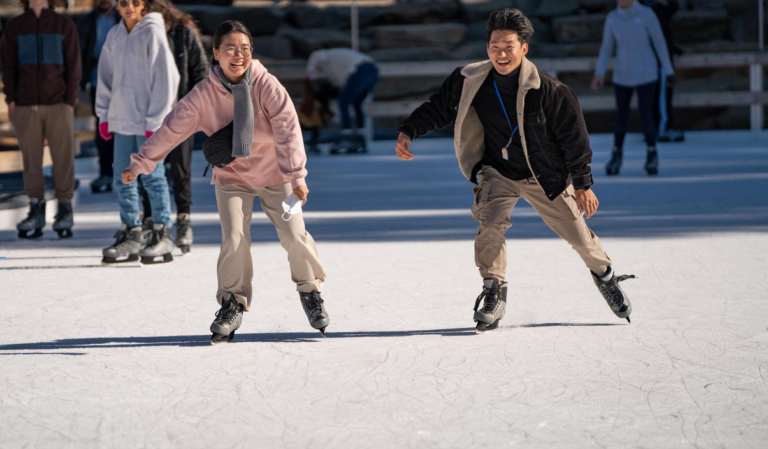 Ice skating is back at the Whitewater Center