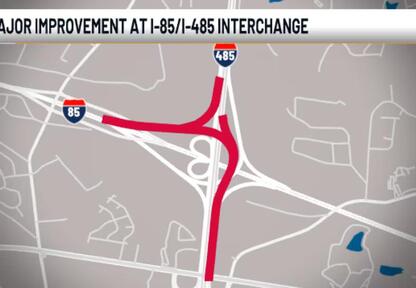 State to spend $45 million to fix I-485 merge to I-85