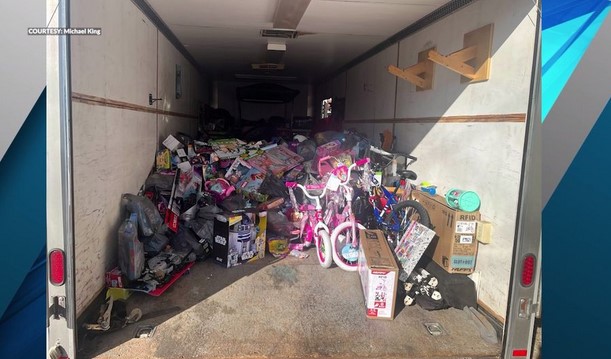 F3 Gastonia sends trailer full of toys to WNC